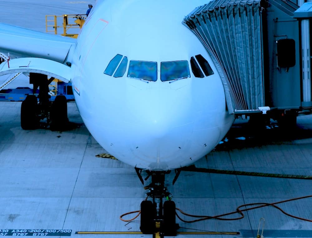boarding aircraft
