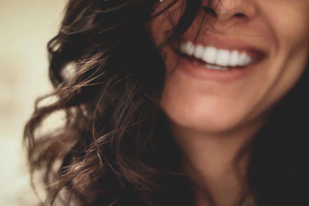 lady smile