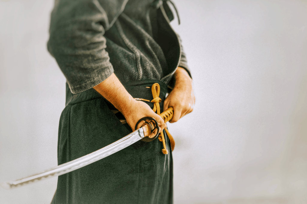samurai with sword